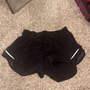 Black lulu lemon shorts size 2 length 2.5